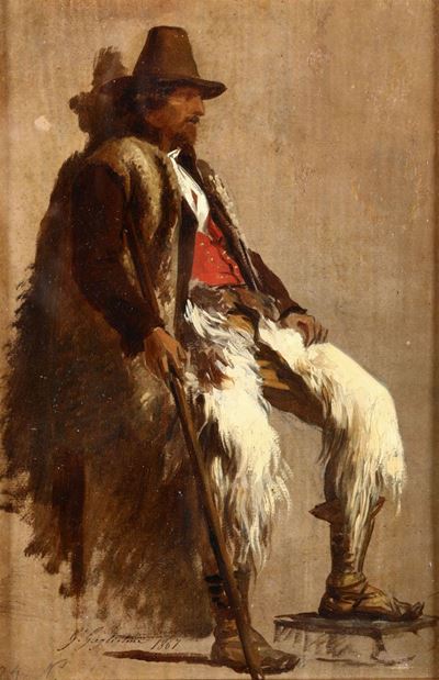 Gennaro Guglielmi (1804-1887)pastore a Riposo, 1867