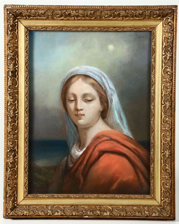 Pittore del XIX secolo Volto di Madonna