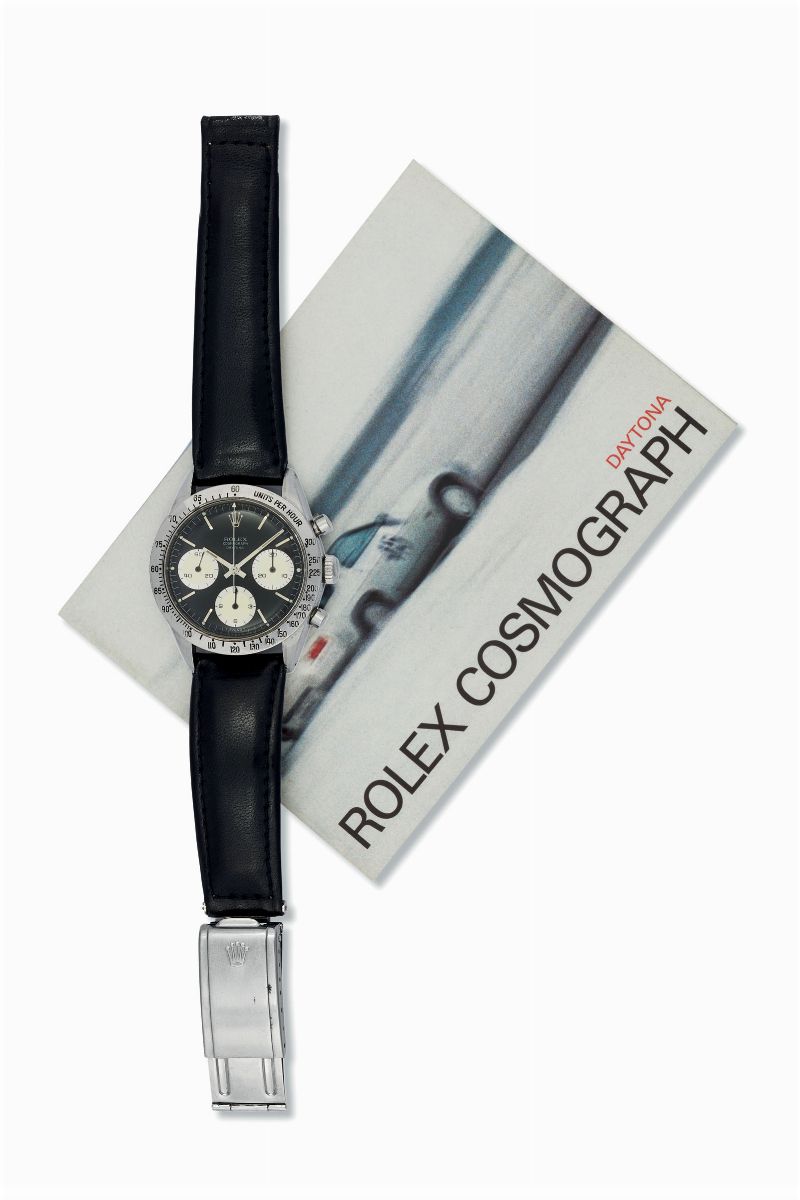Rolex, Cosmograph Daytona, Cassa No. 1601314, Ref. 6239. Raro Orologio da Polso, Cronografo, in A...