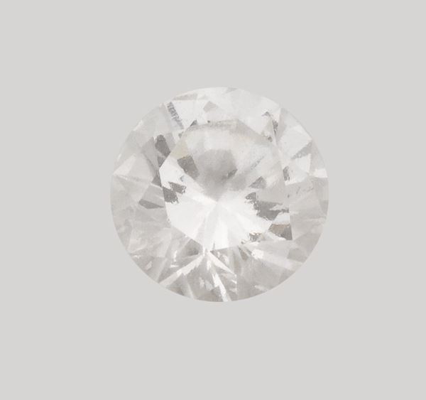 Unmounted brilliant-cut diamond weighing 1.17 carats