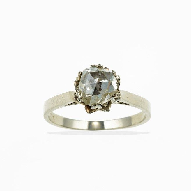Rose-cut diamond ring  - Auction Fine Coral Jewels - I - Cambi Casa d'Aste