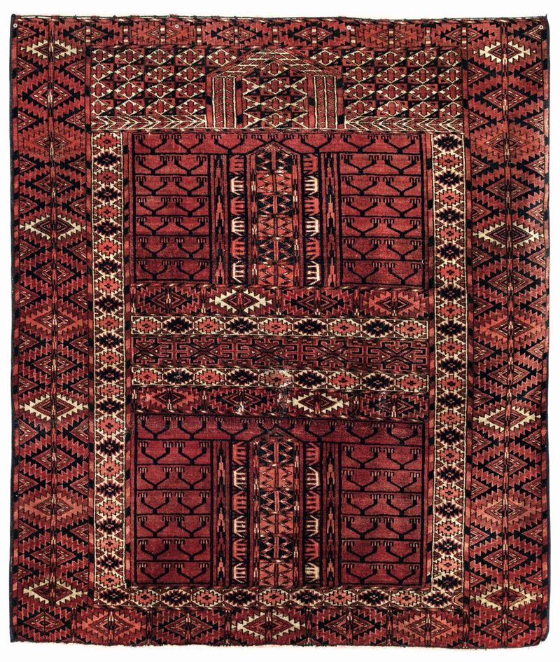 Ensi Tekke, Turkestan occidentale fine XIX secolo  - Asta Antiquariato - Cambi Casa d'Aste