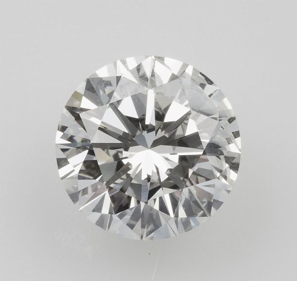 Unmounted brilliant-cut diamond weighing 2.19 carats