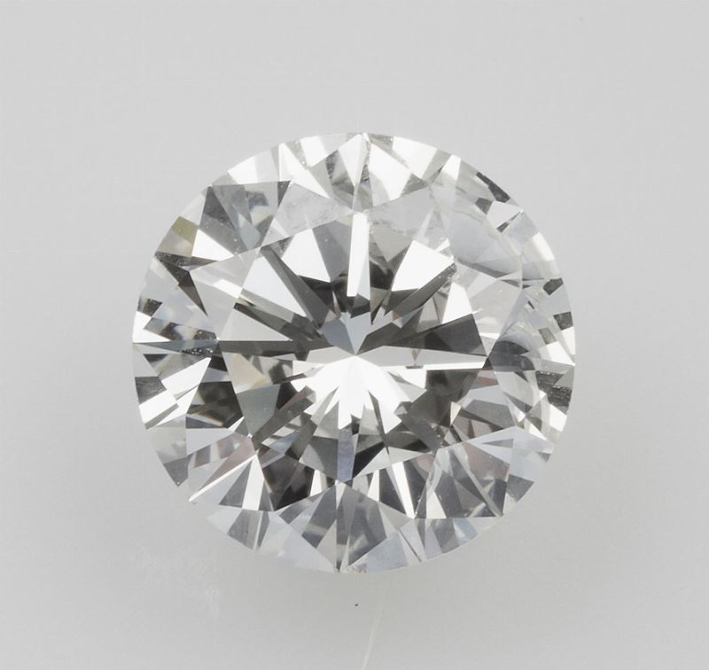 Unmounted brilliant-cut diamond weighing 2.19 carats  - Auction Fine Jewels - II - Cambi Casa d'Aste
