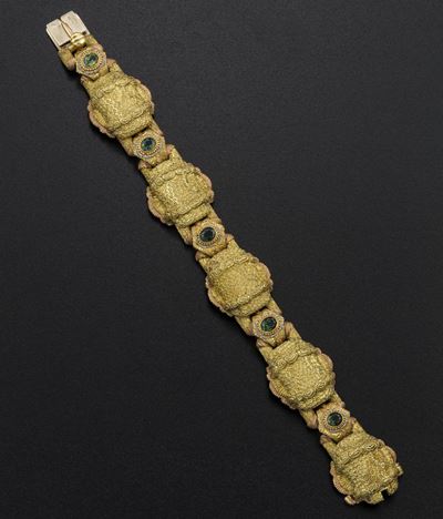Cazzaniga. Bracciale con Tormaline