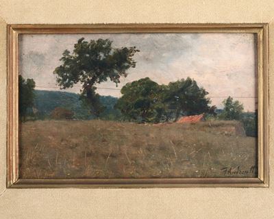 Federico Andreotti (1847-1930)paesaggio di Campagna