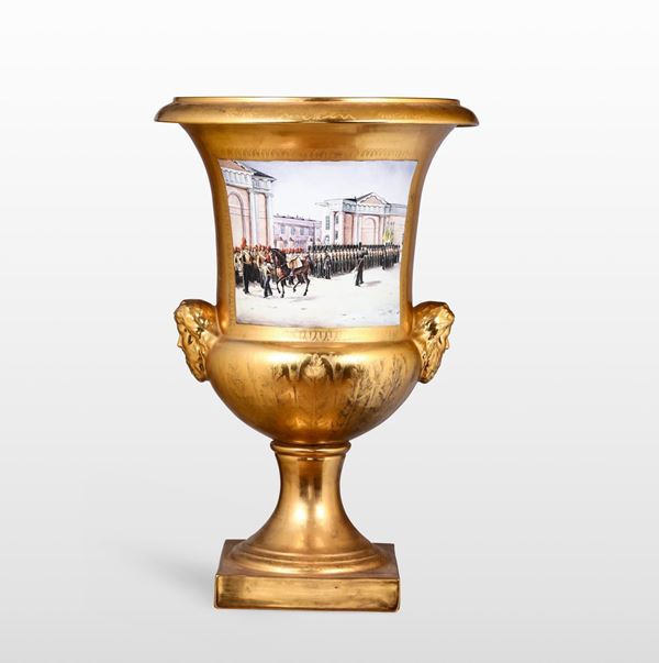 Grande vaso Russia, probabilmente San Pietroburgo, XIX secolo