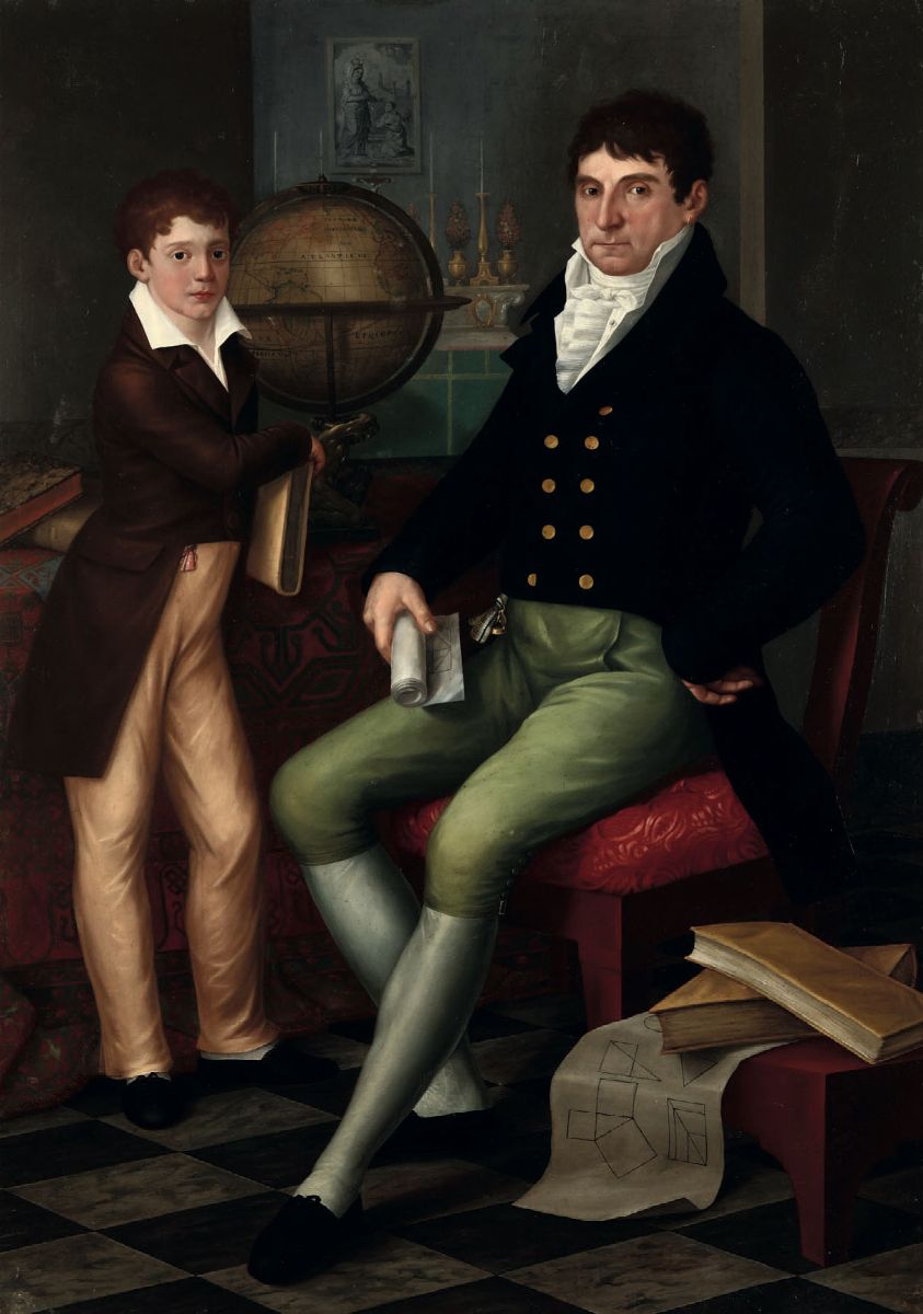 Scuola Neoclassica Dell'inizio del XIX Secoloritratti di Famiglia