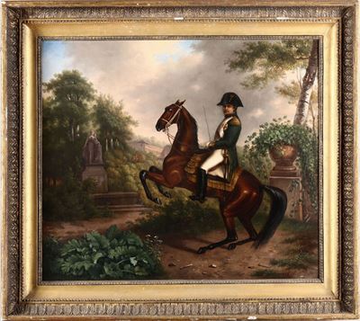 Scuola Francese del XIX Secolonapoleone a Cavallo