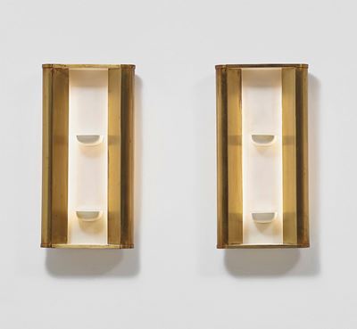 Gio Ponti (1891-1979)coppia di Lampade da Parete, 1951 Circa