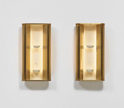Gio Ponti (1891-1979)coppia di Lampade da Parete