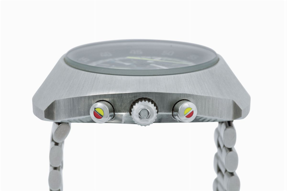 Omega, Flightmaster, Ref. St 145.026. Orologio da Polso, in Acciaio, Cronografo, Impermeabile con...