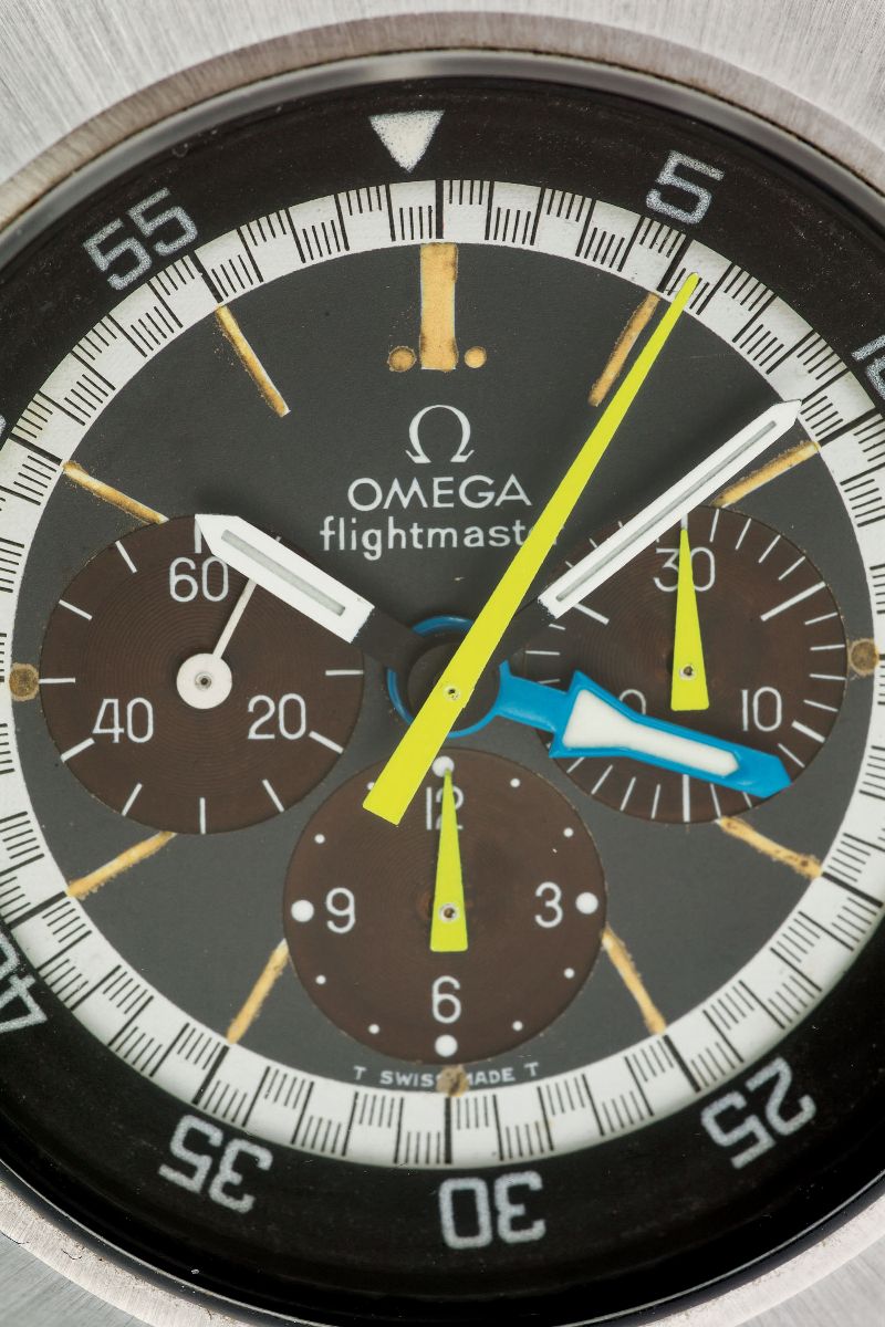 Omega, Flightmaster, Ref. St 145.026. Orologio da Polso, in Acciaio, Cronografo, Impermeabile con...