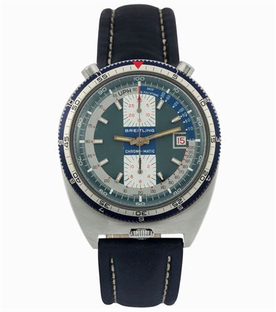 Breitling, Bull Head, Chrono-matic, Ref. 2117.3. Orologio da Polso, Assimmetrico, Impermeabile, i...