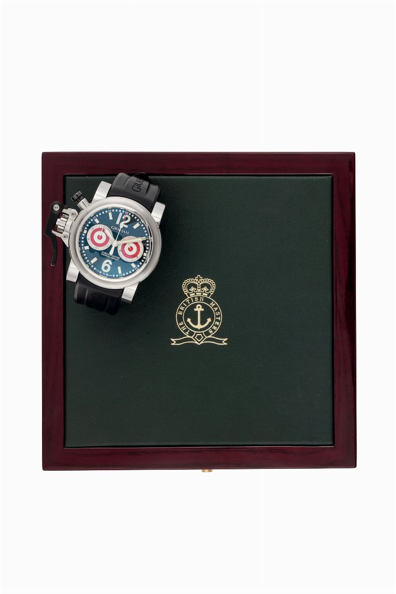 Graham, Chronofighter, Officially Certified Chronometer, No. 024 / 100. Orologio da Polso, Oversi...