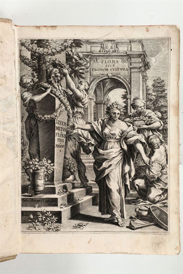 Ferrari,Giovanni Battista De florum cultura..Romae,Stephanus Paulinus,1633.