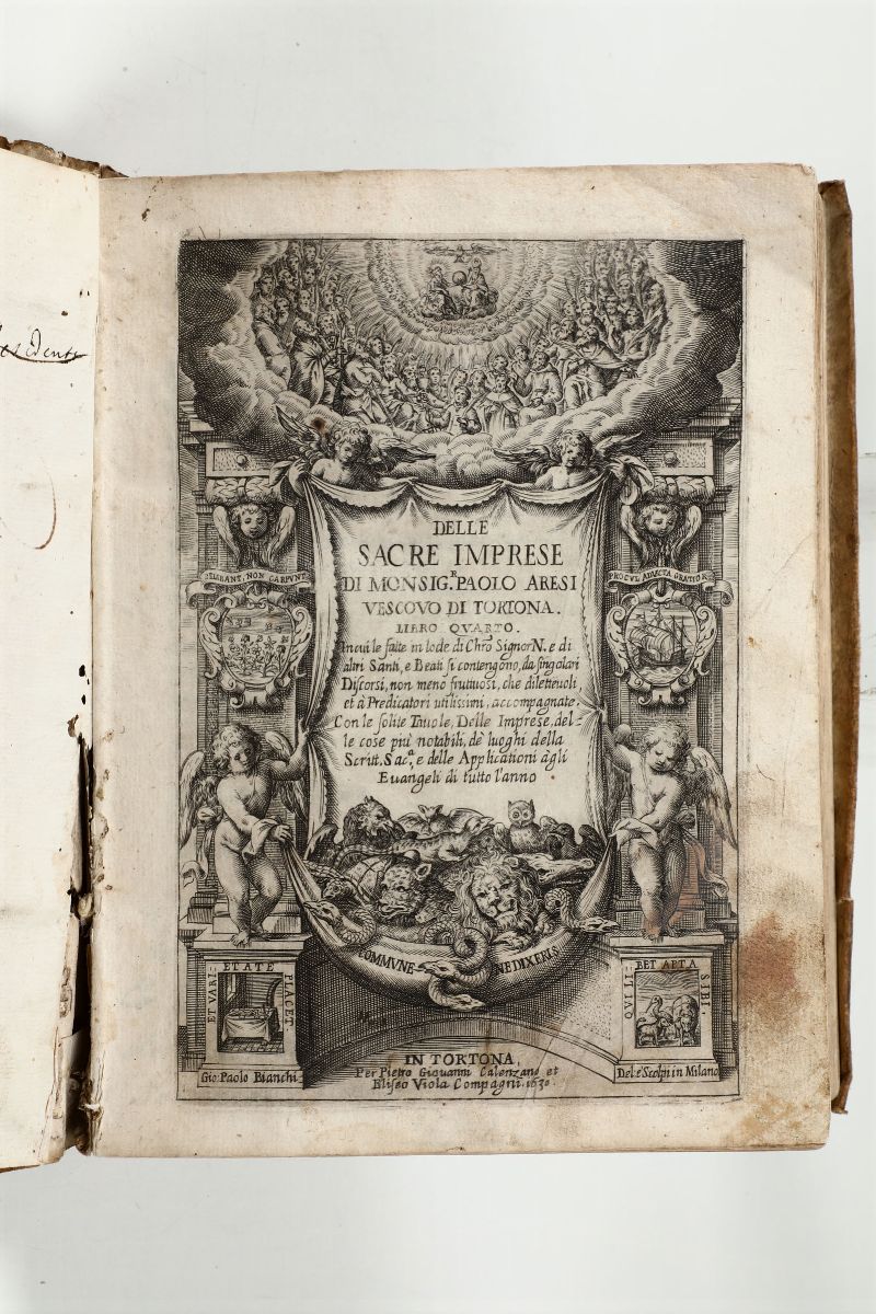 Aresi,paolodelle Sacre Imprese di Monsig. Paolo Aresi Vescovo di Tortona..calenzani & Compagni,16...