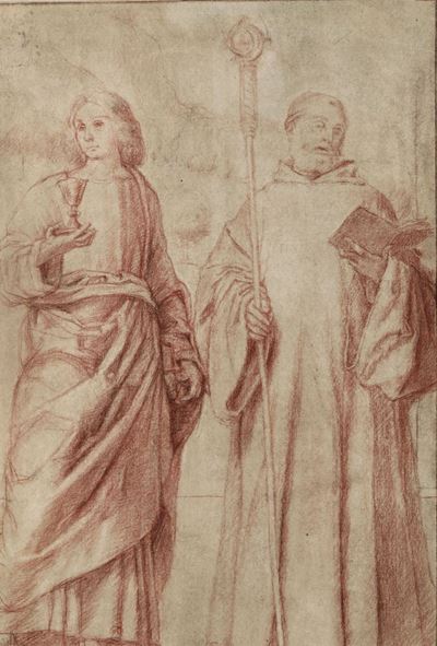 Scuola Lombardo-veneneta del XVI Secolocoppia di Santi