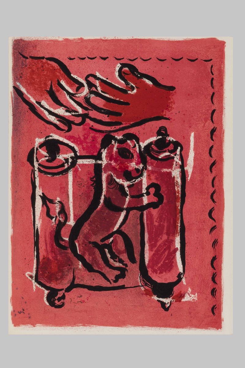 Chagall,marcvitraux Pour Jerusalem.monte Carlo,andré Sauret,1963