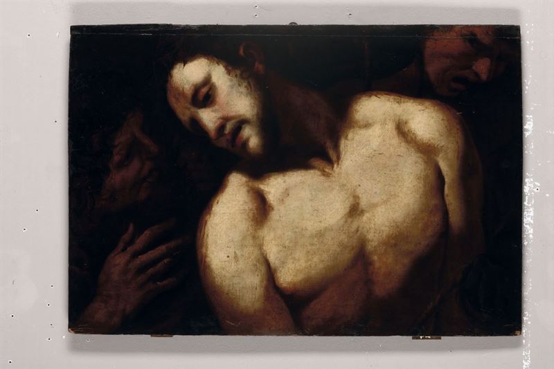 Scuola del XVII-XVIII secolo Cristo deriso  - Auction Fine Art - Cambi Casa d'Aste