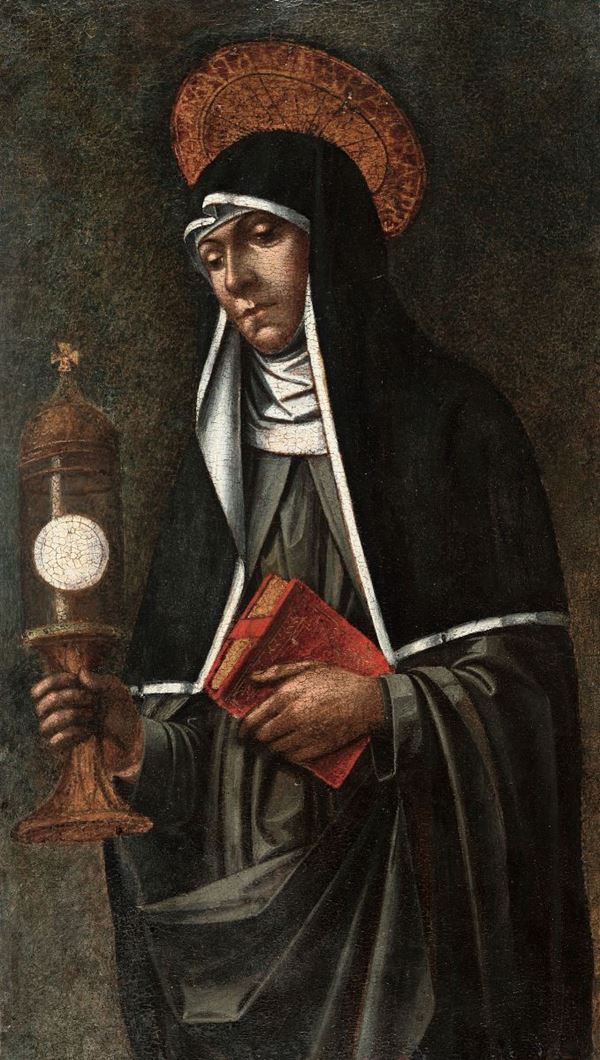 Luca Baudo da Novara (Novara 1460 - Genova 1509) Santa Chiara