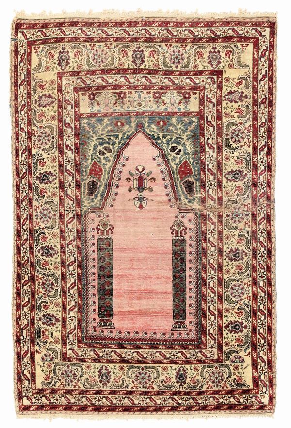 Preghiera anatolica in seta inizio XX secolo