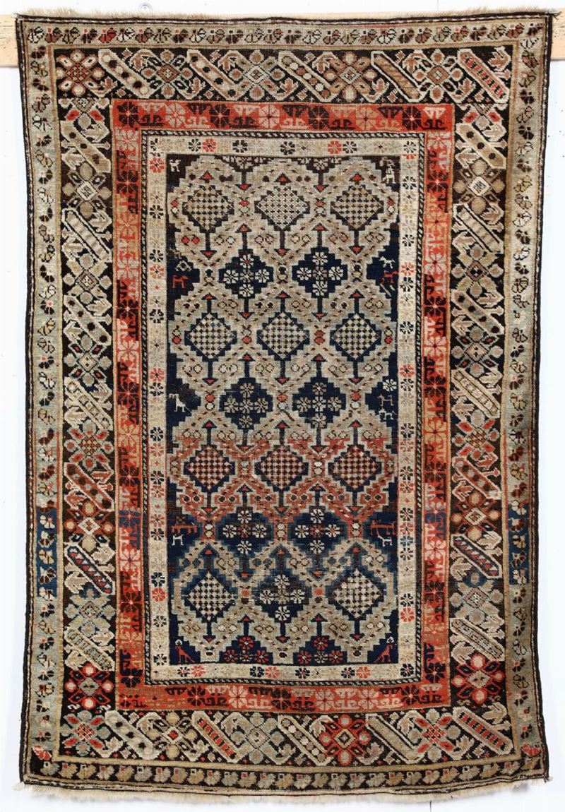 Tappeto Shirvan, Caucaso inizio XX secolo  - Asta Antiquariato - Cambi Casa d'Aste