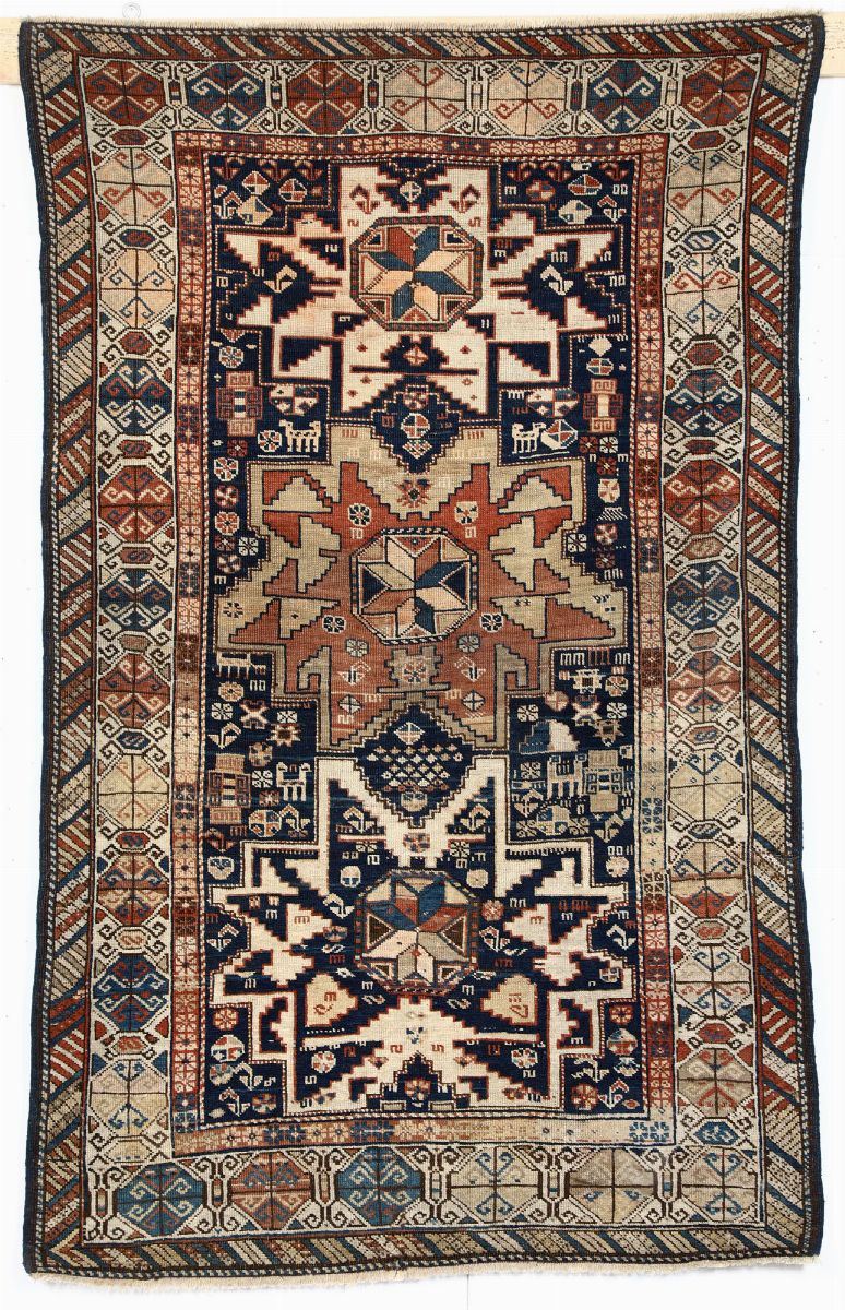 Tappeto Shirvan Lesghi, Caucaso fine XIX secolo  - Auction Fine Art - Cambi Casa d'Aste