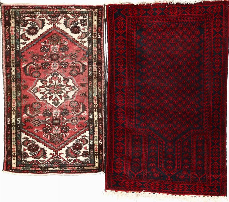 Lotto di due tappeti persiani  - Auction Carpets - Time Auction - Cambi Casa d'Aste