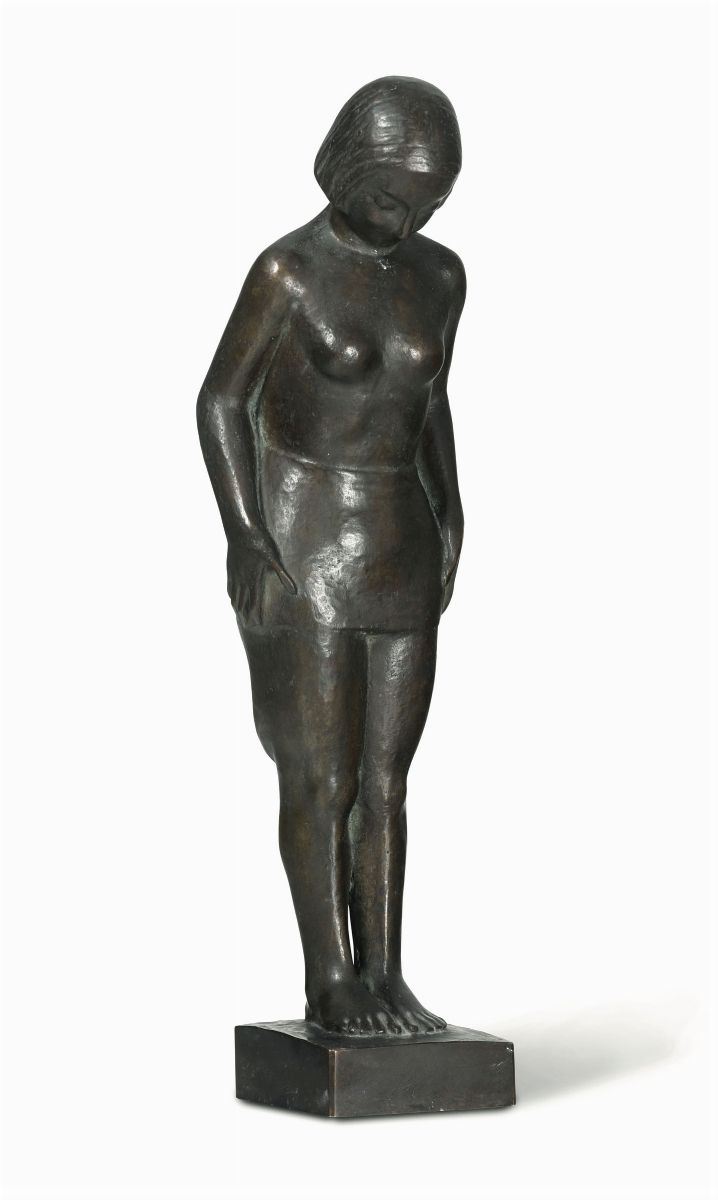 Rodolfo Castagnino (1893-1978) Figura femminile, 1925  - Asta Antiquariato - Cambi Casa d'Aste