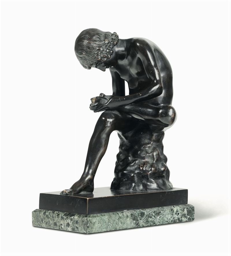 Fonderie H. Gladenbeck Berlino Spinario  - Auction Fine Art - Cambi Casa d'Aste