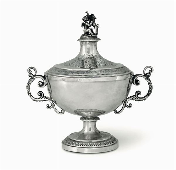 A silver cup, Rome, 1800s