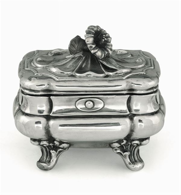 A silver box, prob. Rome, 18-1900s