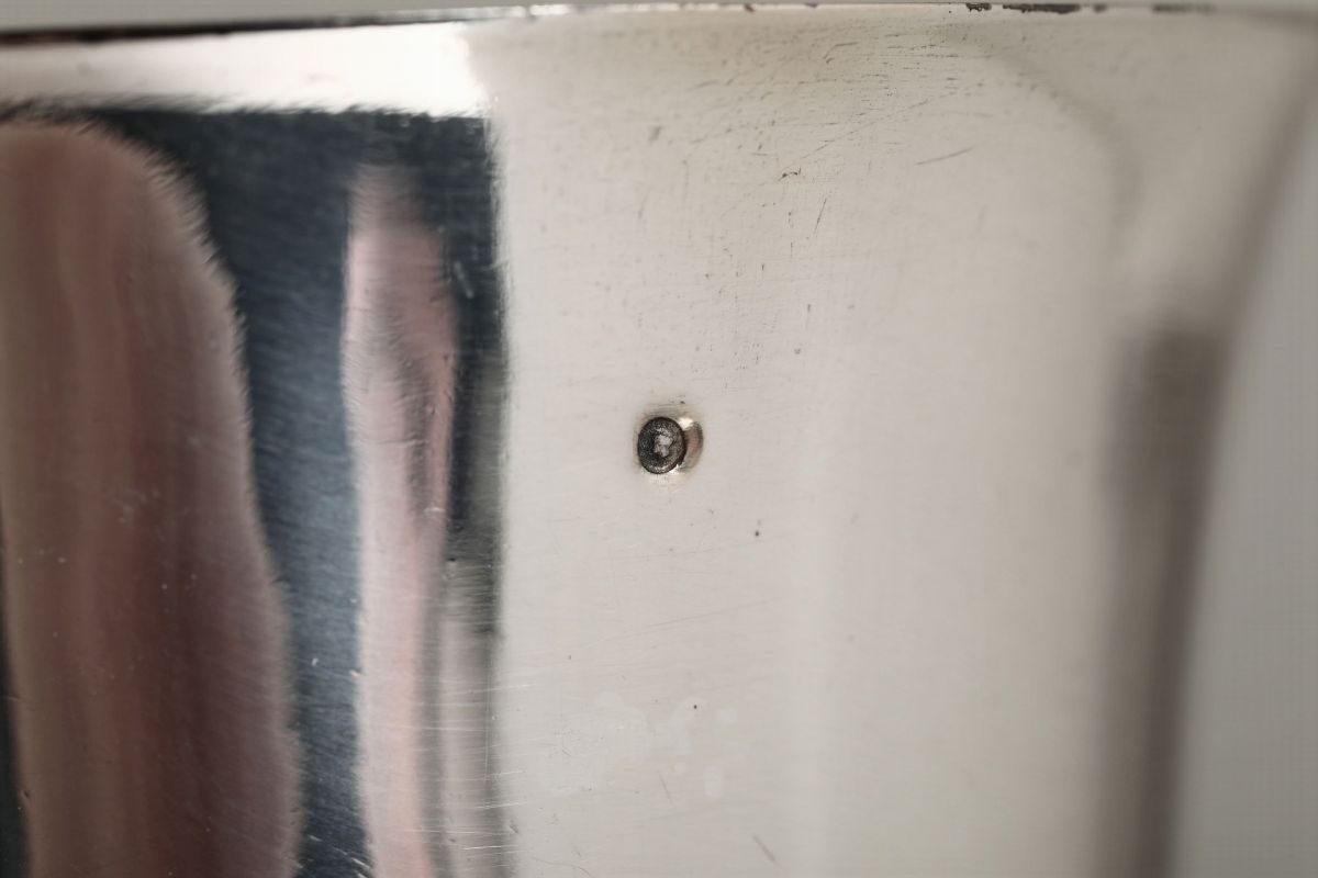 Calice in Argento Sbalzato e Cesellato Manifattura Italiana Dell’ultimo Quarto del XIX Secolo Mar...