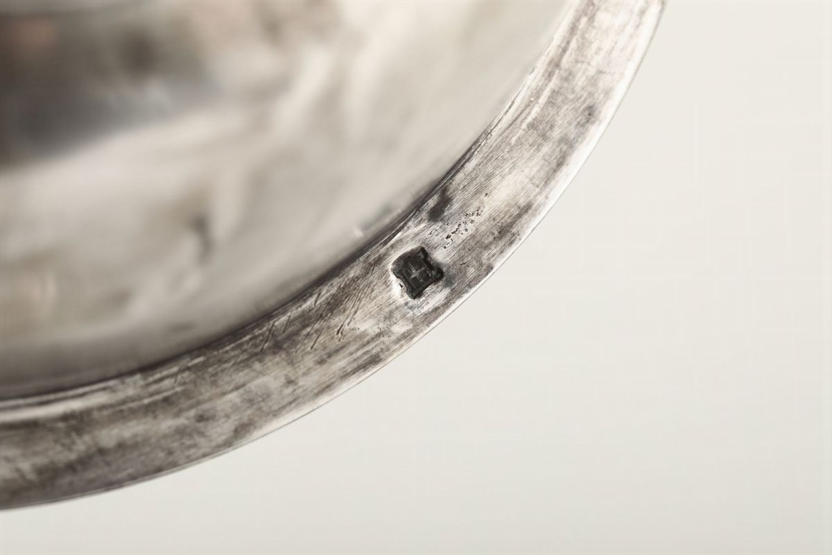 Equelle in Argento Fuso, Sbalzato e Cesellato Genova, Metà del XVIII Secolo, Marchio della Torret...