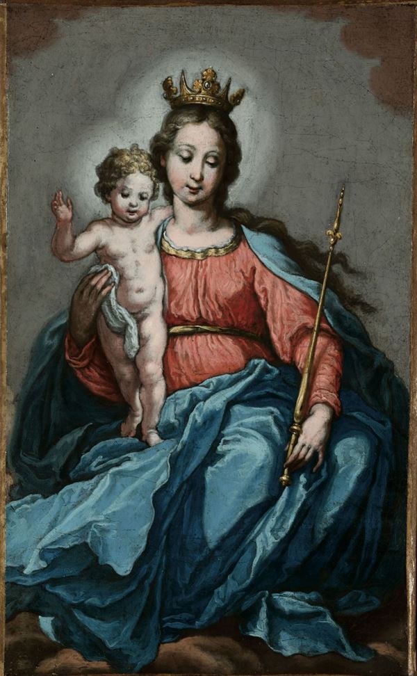 Abraham Bloemaert (Gorinchem 1566 - Utrecht 1651) Madonna con Bambino