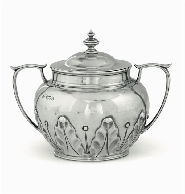 A silver pot, JWM (unid), London, 1897