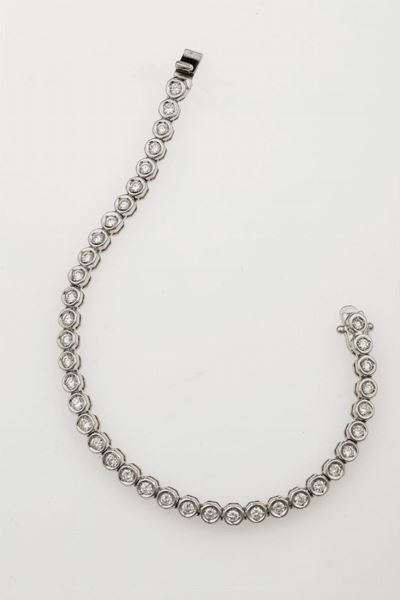 Tennis con Diamanti per Ct 3,8 Circa