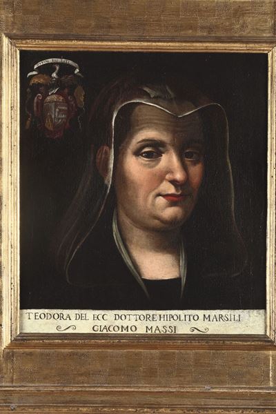 Scuola Bolognese del XVII Secoloritratto di Teodora Marsili