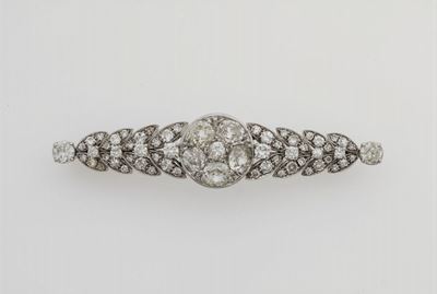 Spilla con Diamanti di Vecchio Taglio e Huit-huit