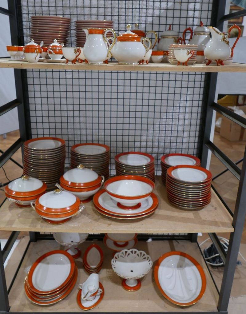 Servizio di piatti in porcellana e servizietto da caffè, Ginori  - Auction Ceramics and Antiquities - Cambi Casa d'Aste