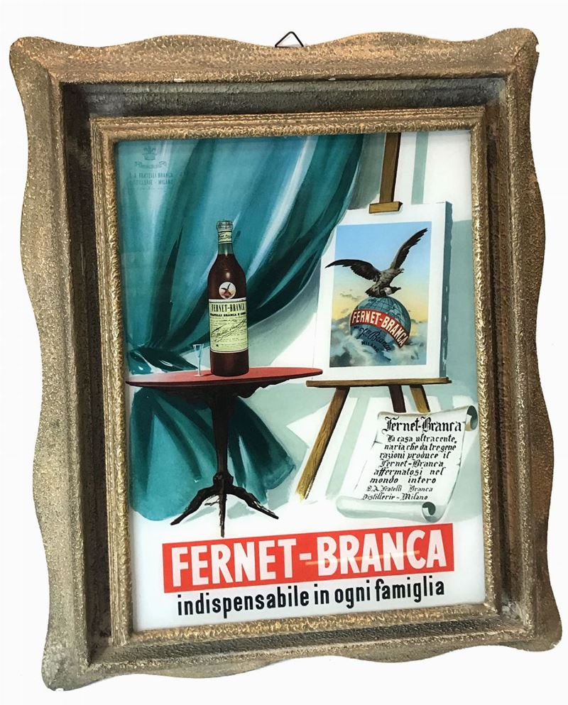 Anonimo FERNET BRANCA / INDISPENSABILE IN OGNI FAMIGLIA  - Auction Vintage Posters - Cambi Casa d'Aste