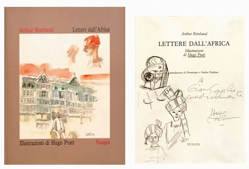 Hugo Pratt (1927-1995) Lettere dall’Africa di Arthur Rimbaud  - Asta I Maestri del Fumetto e dell'Illustrazione - Cambi Casa d'Aste