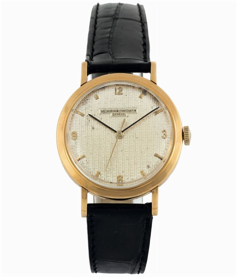 Vacheron&Constantin, Genève. Fine, large, center seconds, 18K yellow gold wristwatch. Made circa 1950  - Auction wrist and pocket watches - Cambi Casa d'Aste