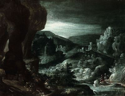 Paul Brill (1554-1626), Attribuito Aconversione di Sant’eustacchio