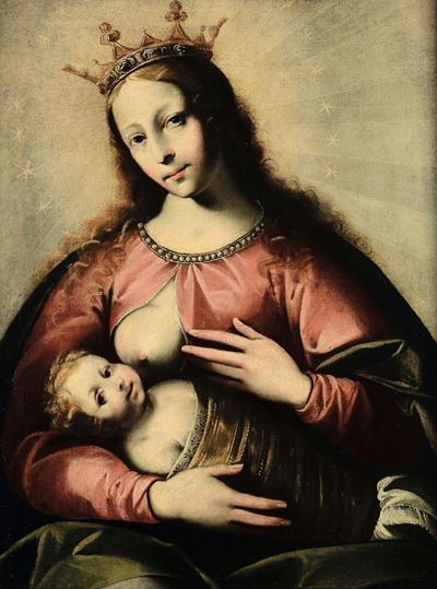 Scuola Toscana del XVII Secolomadonna del Latte