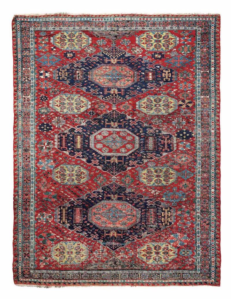 Soumak Caucaso, fine XIX secolo  - Auction Fine Carpets and Rugs - Cambi Casa d'Aste