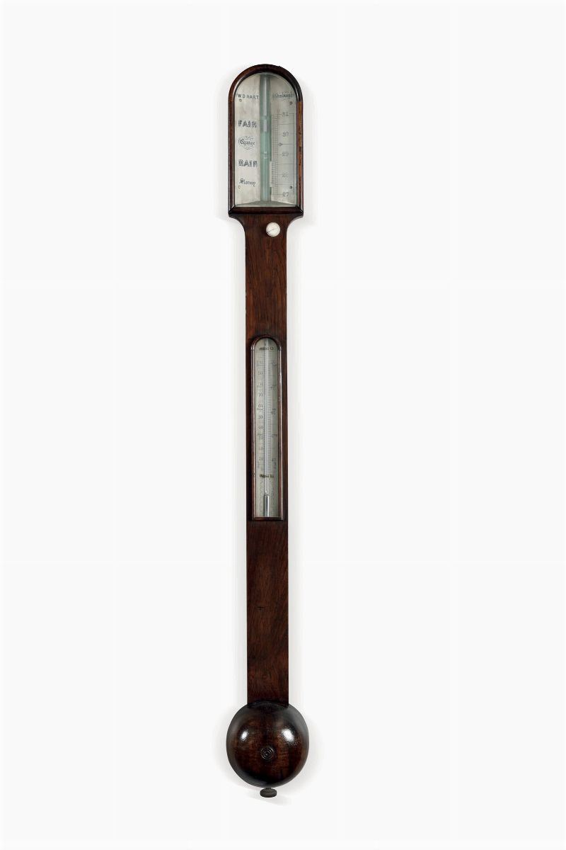 Barometro da parete tipo Stick, Inghilterra fine XIX secolo  - Auction Marittime Arts - Cambi Casa d'Aste