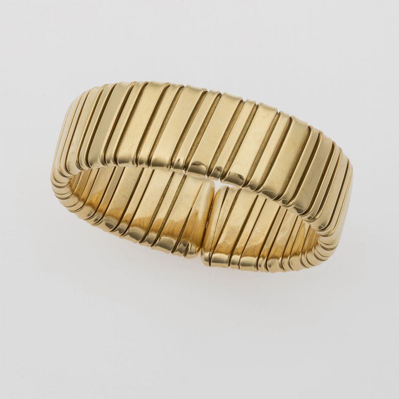 Gold bangle  - Auction Timed Auction Jewels - Cambi Casa d'Aste