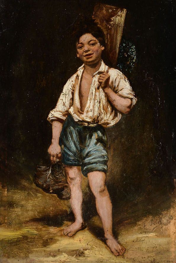 Fernado Pelez (1848-1913) Spazzacamino